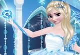 لعبة ملكة الثلج وتلبيسها اجمل فستان 2017