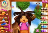 لعبة قص شعر وتلبيس دورا للأطفال 2017