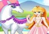 لعبة ملكة الثلج السا رعاية صديقها الحصان الأبيض2017